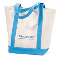 Printed or Embroidered Boat and Beach Tote Bags