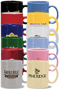 Promotional Coffee Mugs & Logo Printed Mug Styles: Photo, Ceramic, Porcelain, Glass, Budget, Latte, Acrylic, Stainless and More! Etched or Logo Printed Cup options.