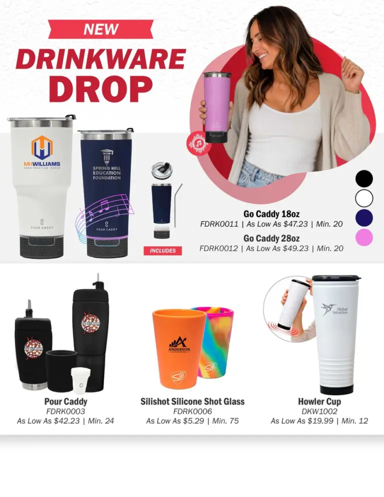 New 2026 promotional drinkware