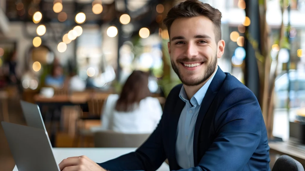 A Better Idea promotional products specialist helping a client