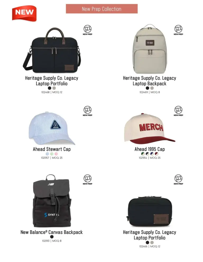 New 2026 Prep promotional collection