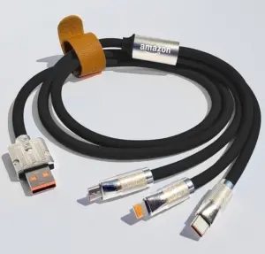Heavy Duty 3-in-1 Charging Cable