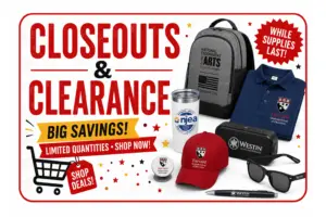 Closeouts promotional products and logo gifts