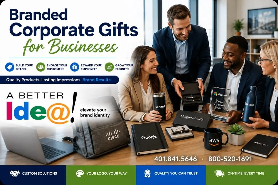 Custom corporate gifts and business gifts with logo