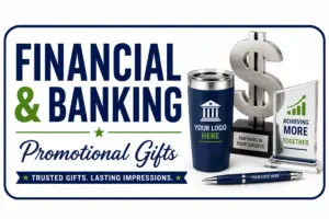 Financial promotional products and logo gifts