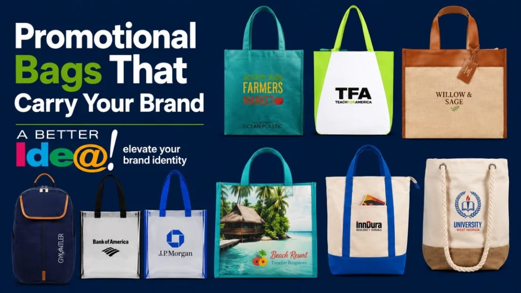 Custom branded bags and promotional products for businesses