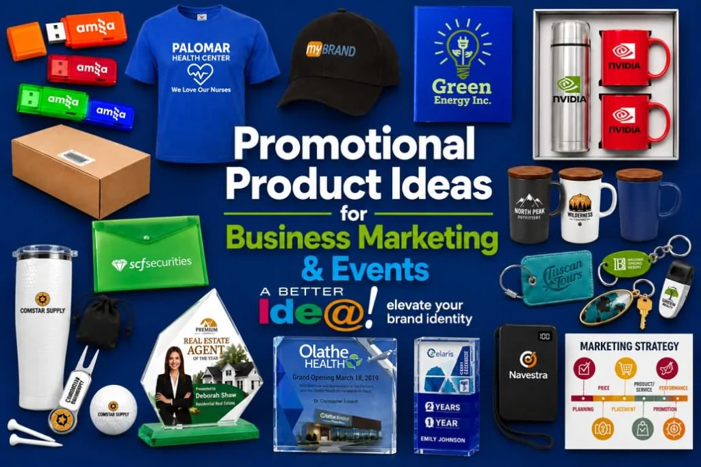 Promotional product ideas for business marketing and events