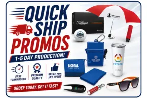 Quick Ship promotional products and logo gifts