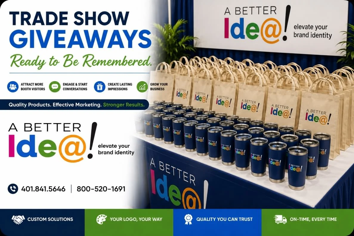 Bulk trade show giveaways and promotional products ready to hand out