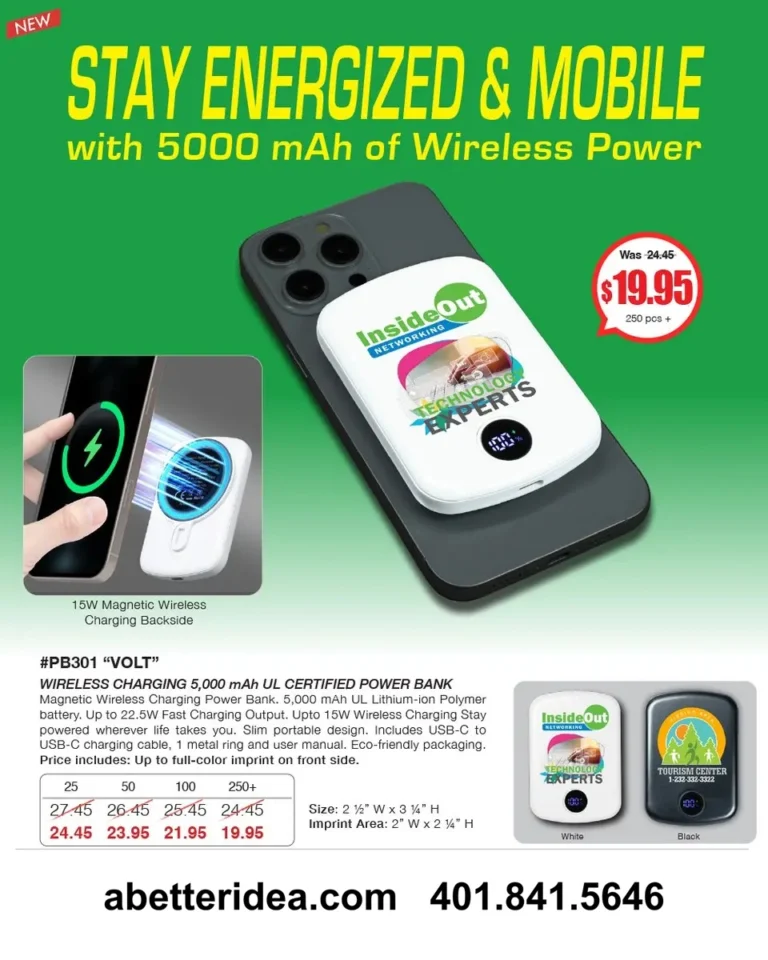 Wireless charger promotional product
